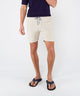 Westport Black Linen-Cotton Knit Shorts