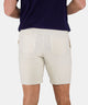 Westport Black Linen-Cotton Knit Shorts