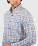 Westport Black Long Sleeve Button Down Collar Plaid Sport Shirt