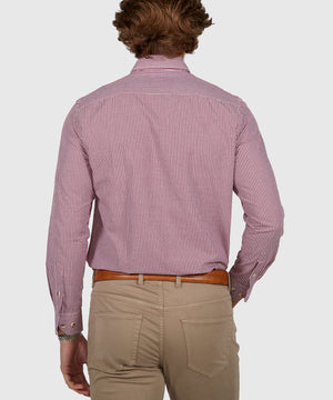 Westport Lifestyle Long Sleeve Button Down Collar Gingham Sport Shirt