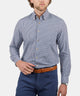 Westport Lifestyle Long Sleeve Button Down Collar Gingham Sport Shirt