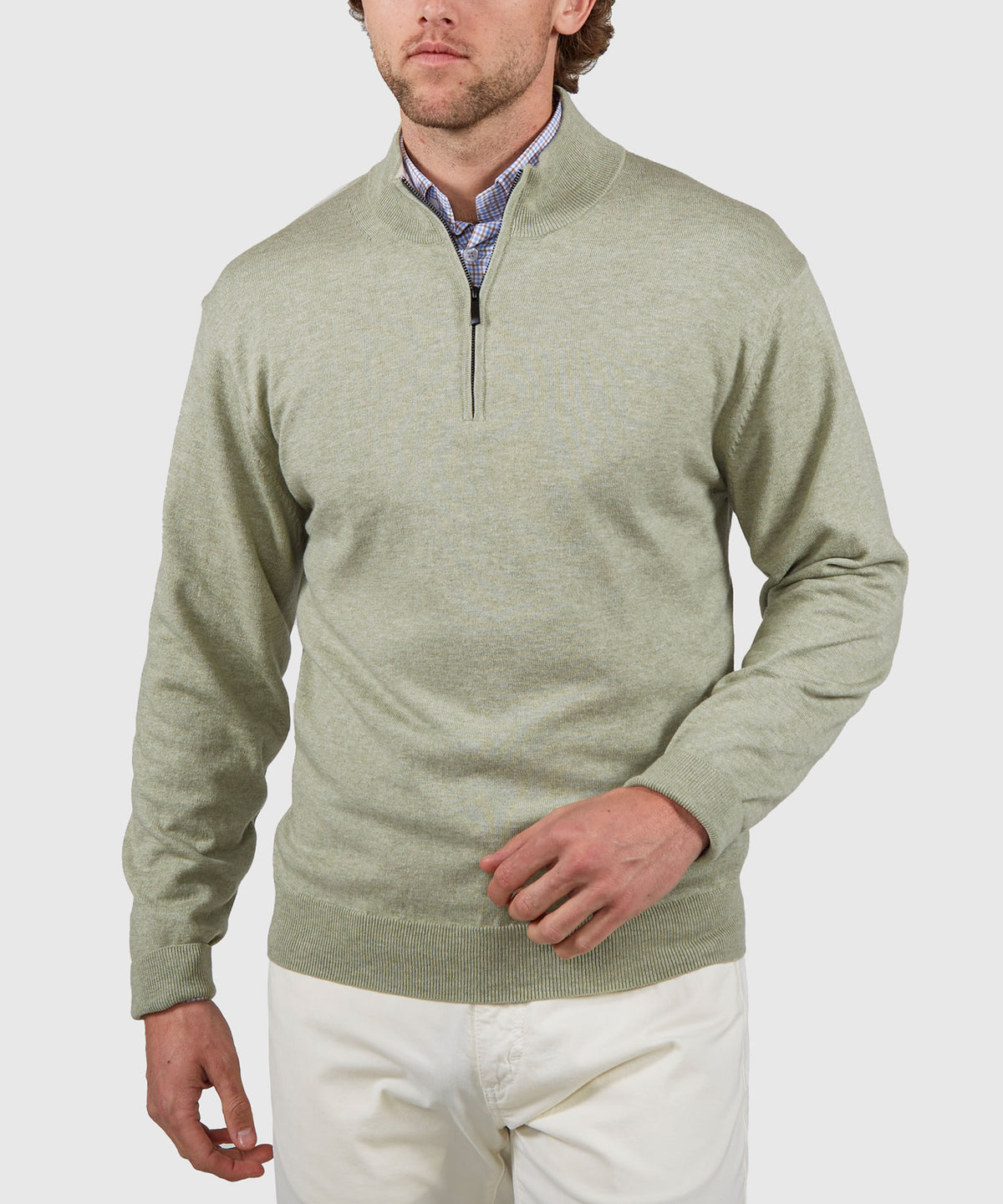 Westport Black Nantucket Quarter-Zip Pullover, Men's Big & Tall