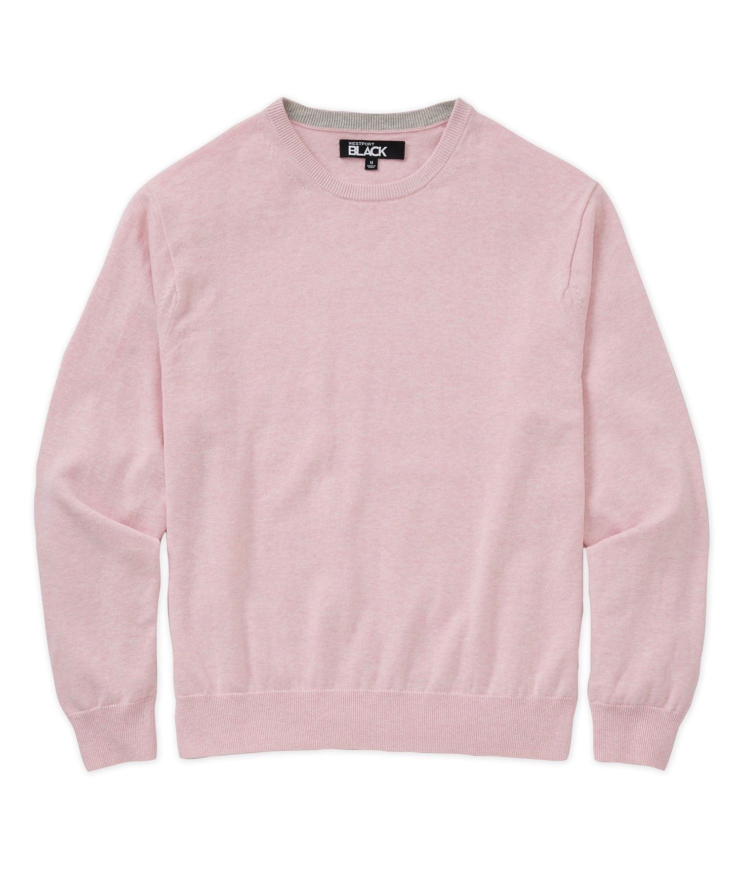 Westport Black Summer Saltwater Crew Neck Sweater Pullover