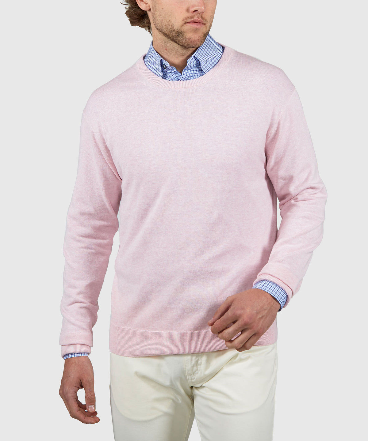 Westport Black Summer Saltwater Crew Neck Sweater Pullover, Men's Big & Tall