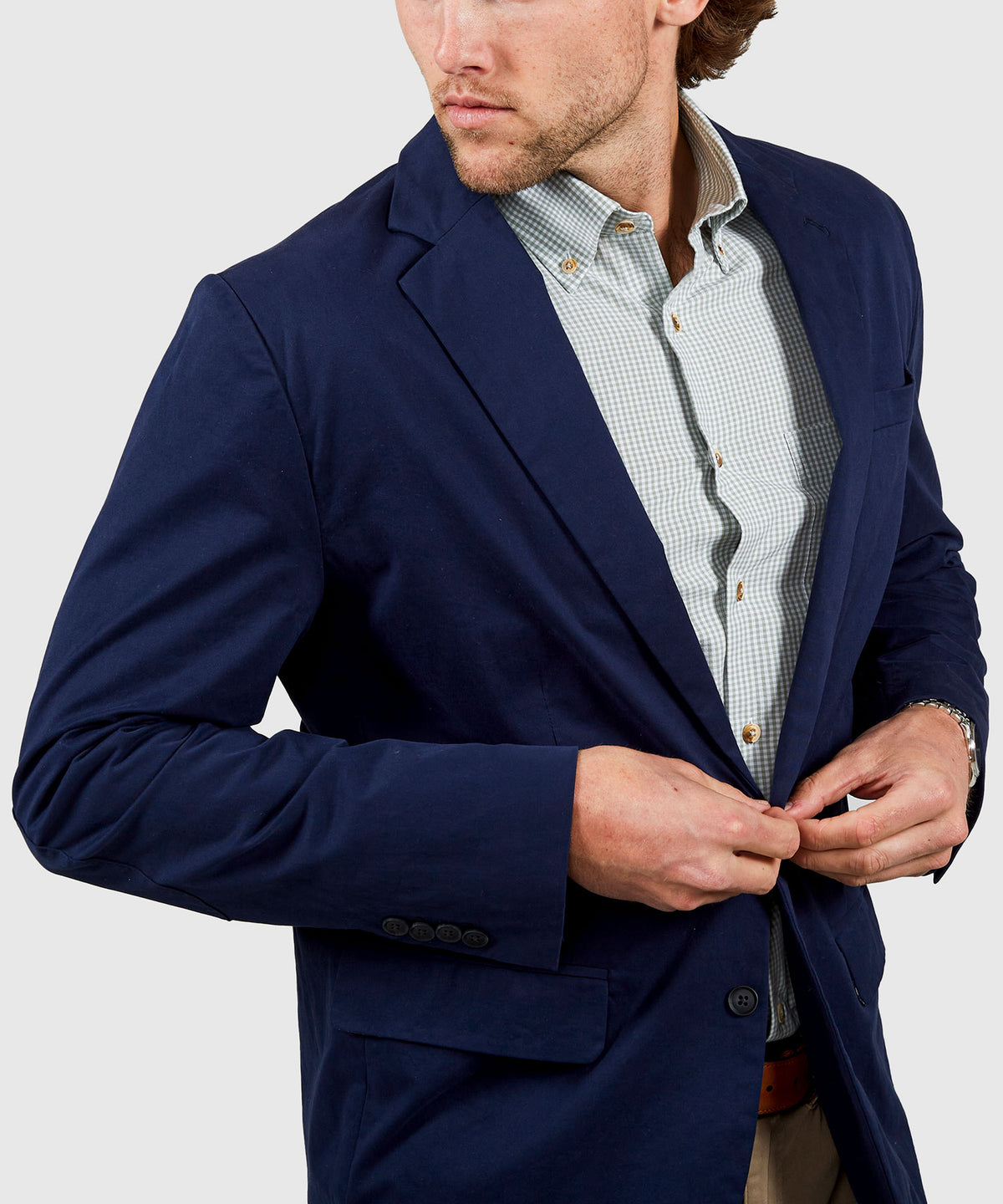 Westport Black Solid Weekender Twill Sport Coat, Men's Big & Tall