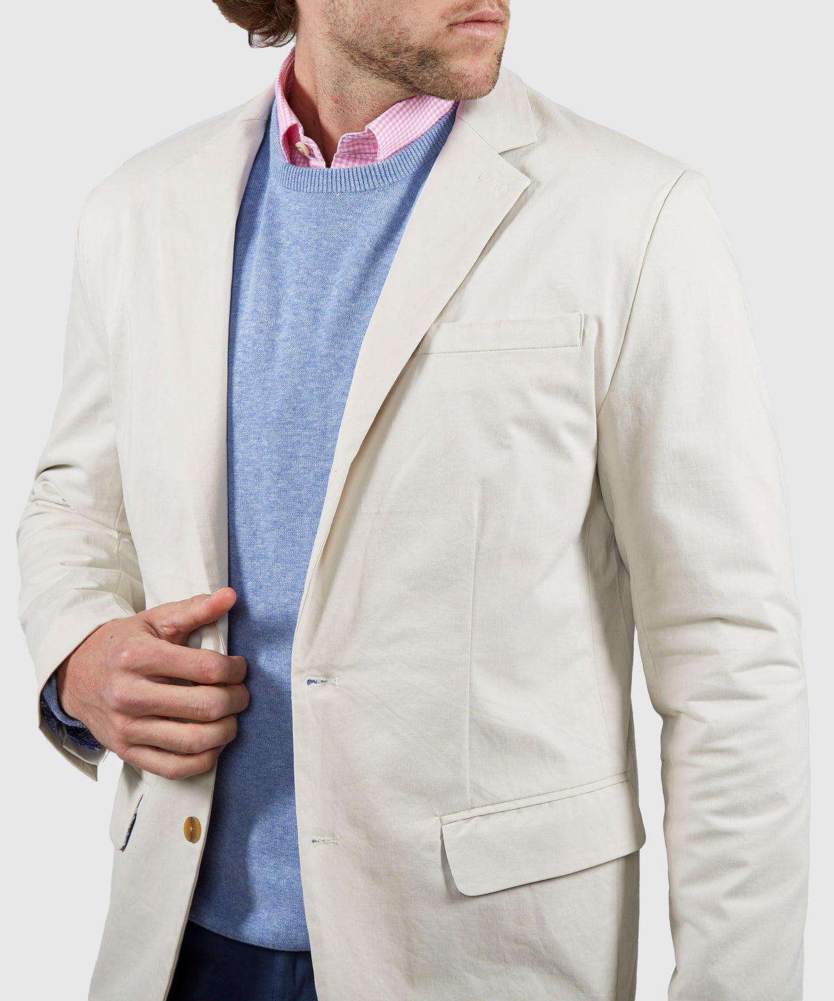 Westport Black Solid Weekender Twill Sport Coat, Men's Big & Tall