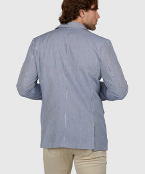Westport Black Savannah Striped Twill Sport Coat