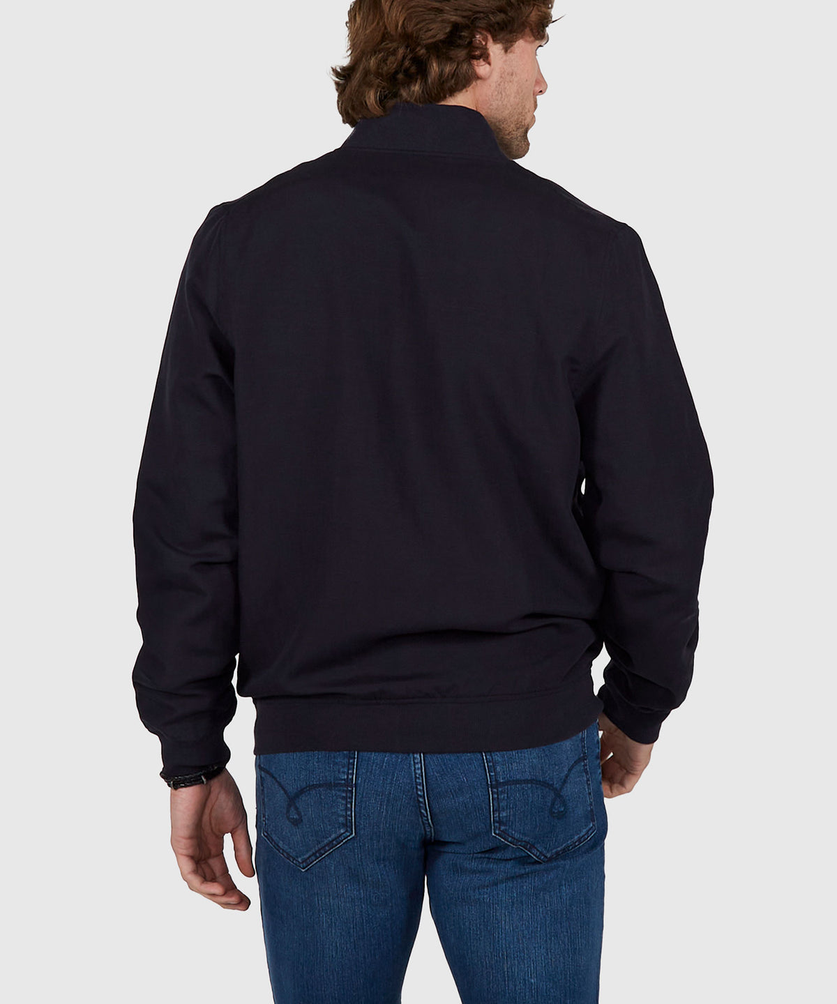 Westport Black Summer Blend Blouson Jacket, Men's Big & Tall