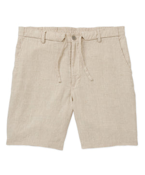 Westport Black Southport Solid Linen Drawcord Short