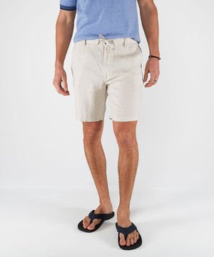 Westport Black Southport Solid Linen Drawcord Short