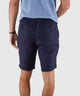 Westport Black Southport Solid Linen Drawcord Short