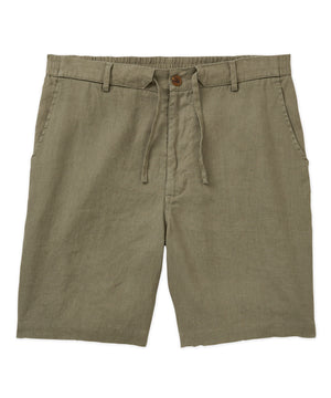 Westport Black Southport Solid Linen Drawcord Short