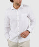 Westport Black Long Sleeve Southport Solid Linen Sport Shirt