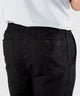 Westport Black Southport Linen Drawcord Pant