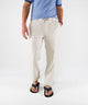 Westport Black Southport Linen Drawcord Pant