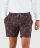 Westport Black Chili Print Hampton Swim Trunk