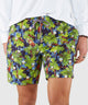 Westport Black Jungle Print Hampton Swim Trunk