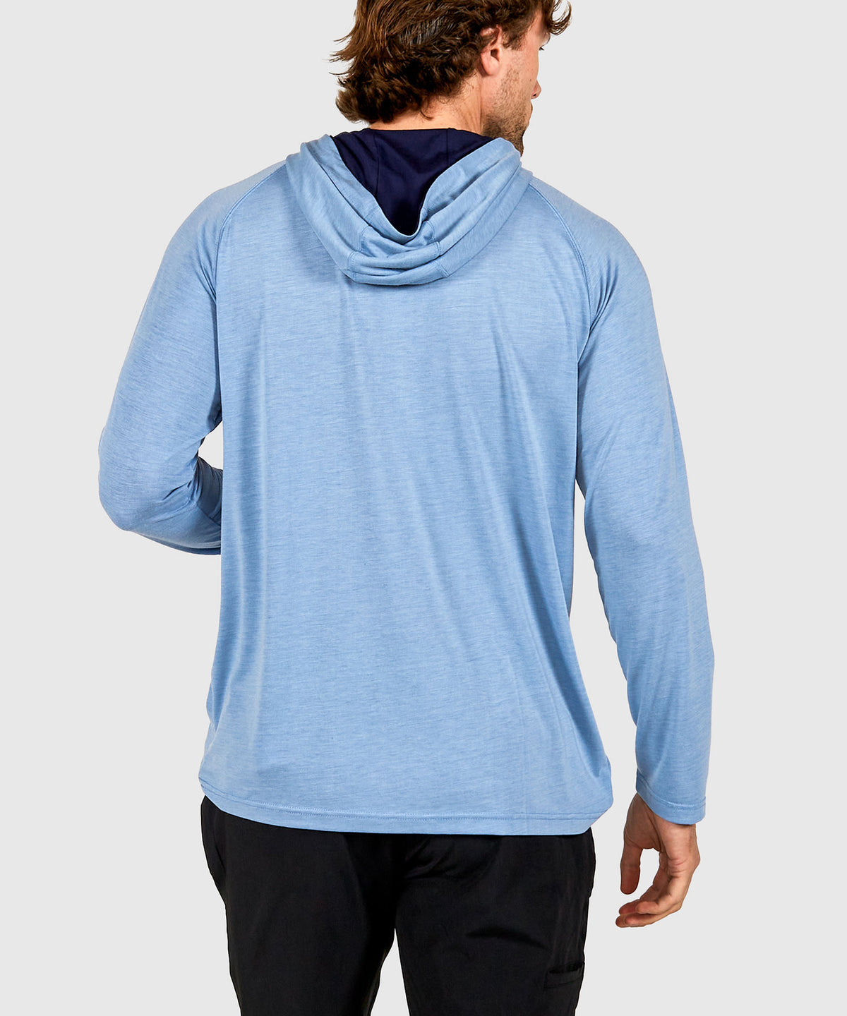 Westport Lifestyle Long Sleeve Coastal Sunshield Hoodie Pullover, Men's Big & Tall
