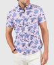 Westport Lifestyle Short Sleeve Seersucker Print Sport Shirt
