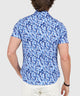 Westport Lifestyle Short Sleeve Seersucker Print Sport Shirt