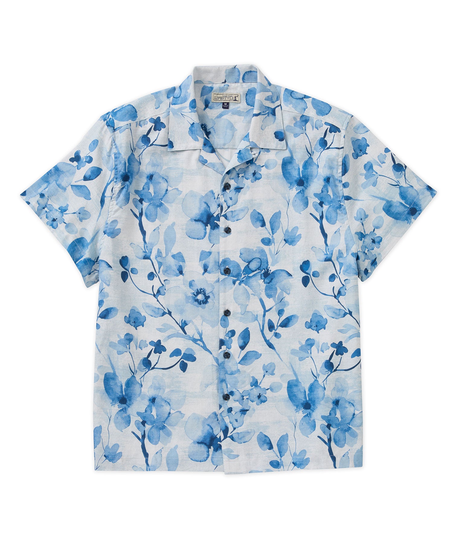 Westport Lifestyle Surfside 'Floral' Printed Camp Shirt, Men's Big & Tall
