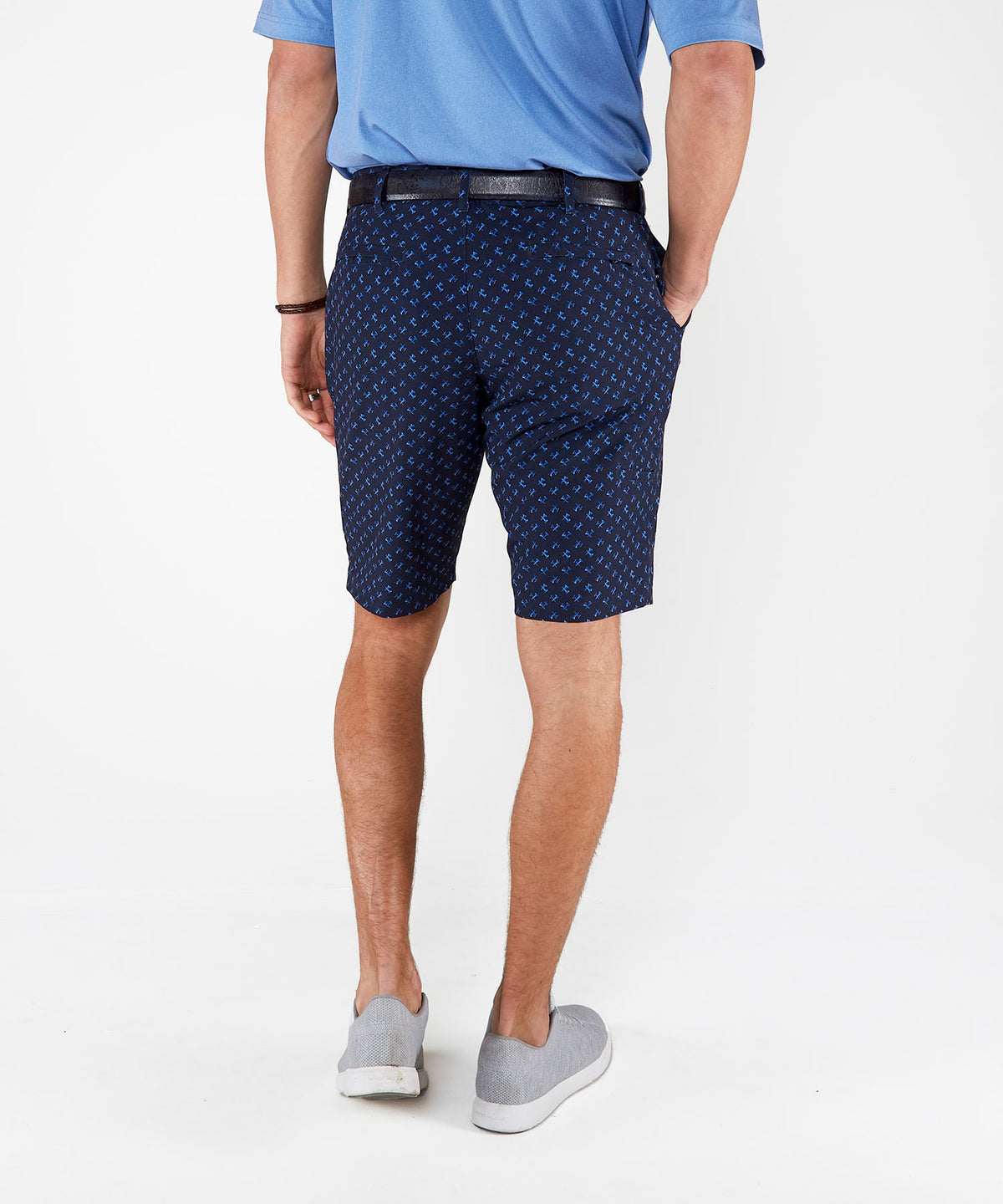 Westport Lifestyle Country Club Flat Front Printed Hybrid Shorts, Men's Big & Tall
