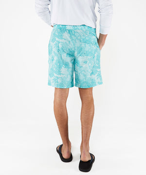 Westport Lifestyle Saybrook Half Elastic 'Floral' Print Board Short