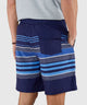 Westport Lifestyle Saybrook Half Elastic Stripe Board Short