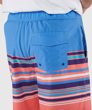 Westport Lifestyle Saybrook Half Elastic Stripe Board Short