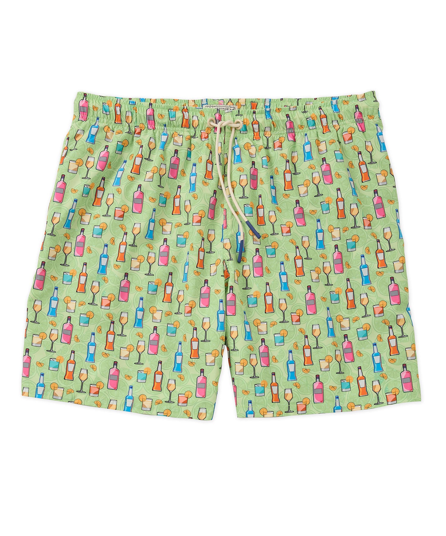 Westport Lifestyle Spritzer Print Compo Swim Trunks, Men's Big & Tall