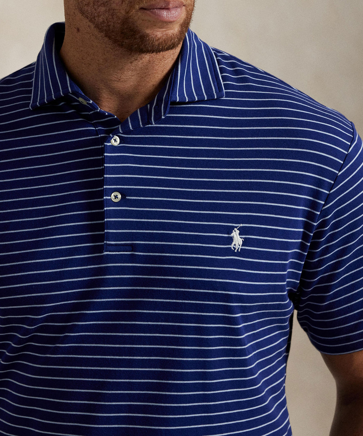Polo Ralph Lauren Short Sleeve Soft Touch Animated Polo Knit Shirt, Men's Big & Tall