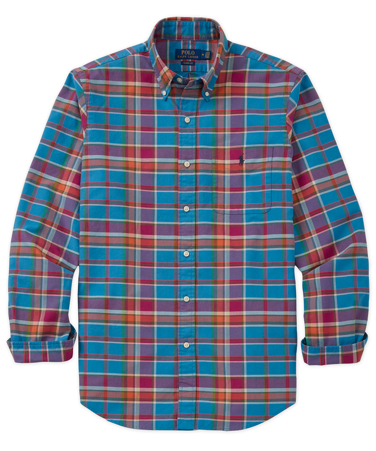 Polo Ralph Lauren Long Sleeve Button Down Collar Oxford Sport Shirt, Men's Big & Tall