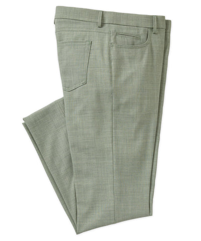 Westport Black Stretch Linen 5-Pocket Pant, Men's Big & Tall