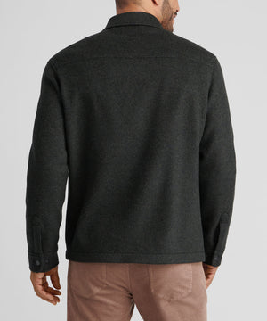 Peter Millar Crown Flex Merino Wool Shirt Jacket