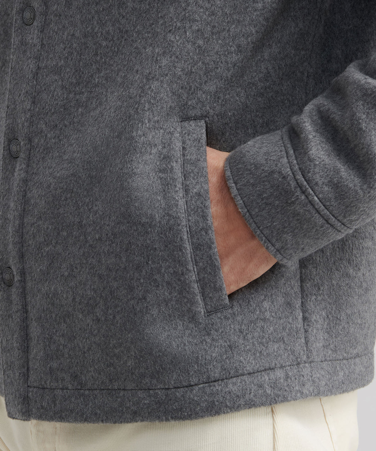 Peter Millar Crown Flex Merino Wool Shirt Jacket, Men's Big & Tall