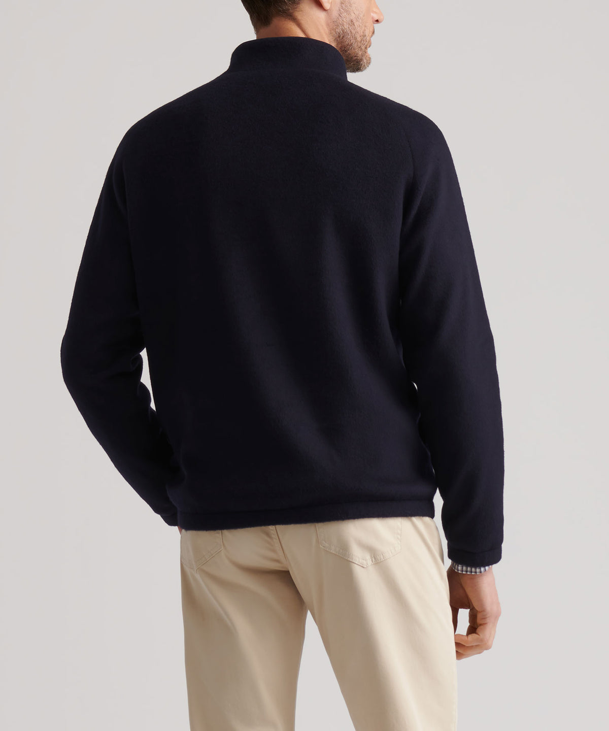Peter Millar Long Sleeve Crown Flex Merino Wool Quarter Zip Pullover, Men's Big & Tall