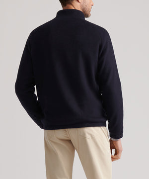 Peter Millar Long Sleeve Crown Flex Merino Wool Quarter Zip Pullover