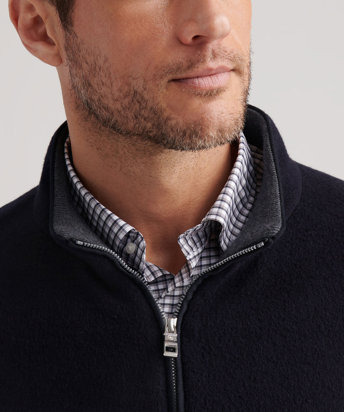 Peter Millar Long Sleeve Crown Flex Merino Wool Quarter Zip Pullover, Men's Big & Tall