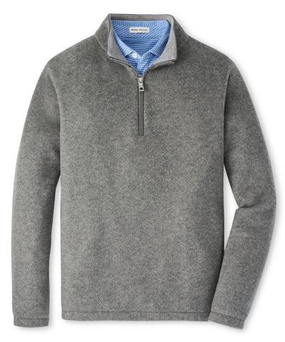 Peter Millar Long Sleeve Crown Flex Merino Wool Quarter Zip Pullover, Men's Big & Tall