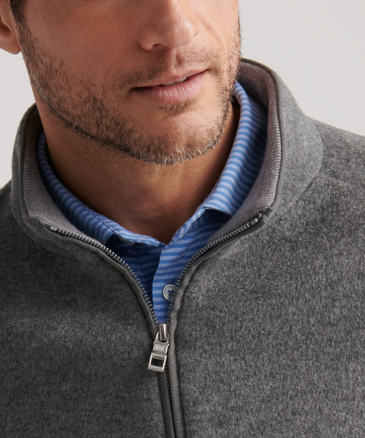 Peter Millar Long Sleeve Crown Flex Merino Wool Quarter Zip Pullover, Men's Big & Tall
