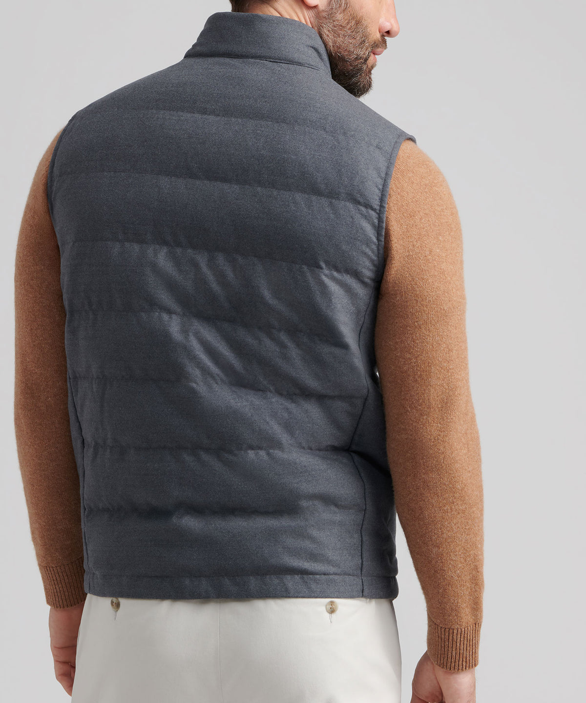 Peter Millar Davos Flannel Vest, Men's Big & Tall