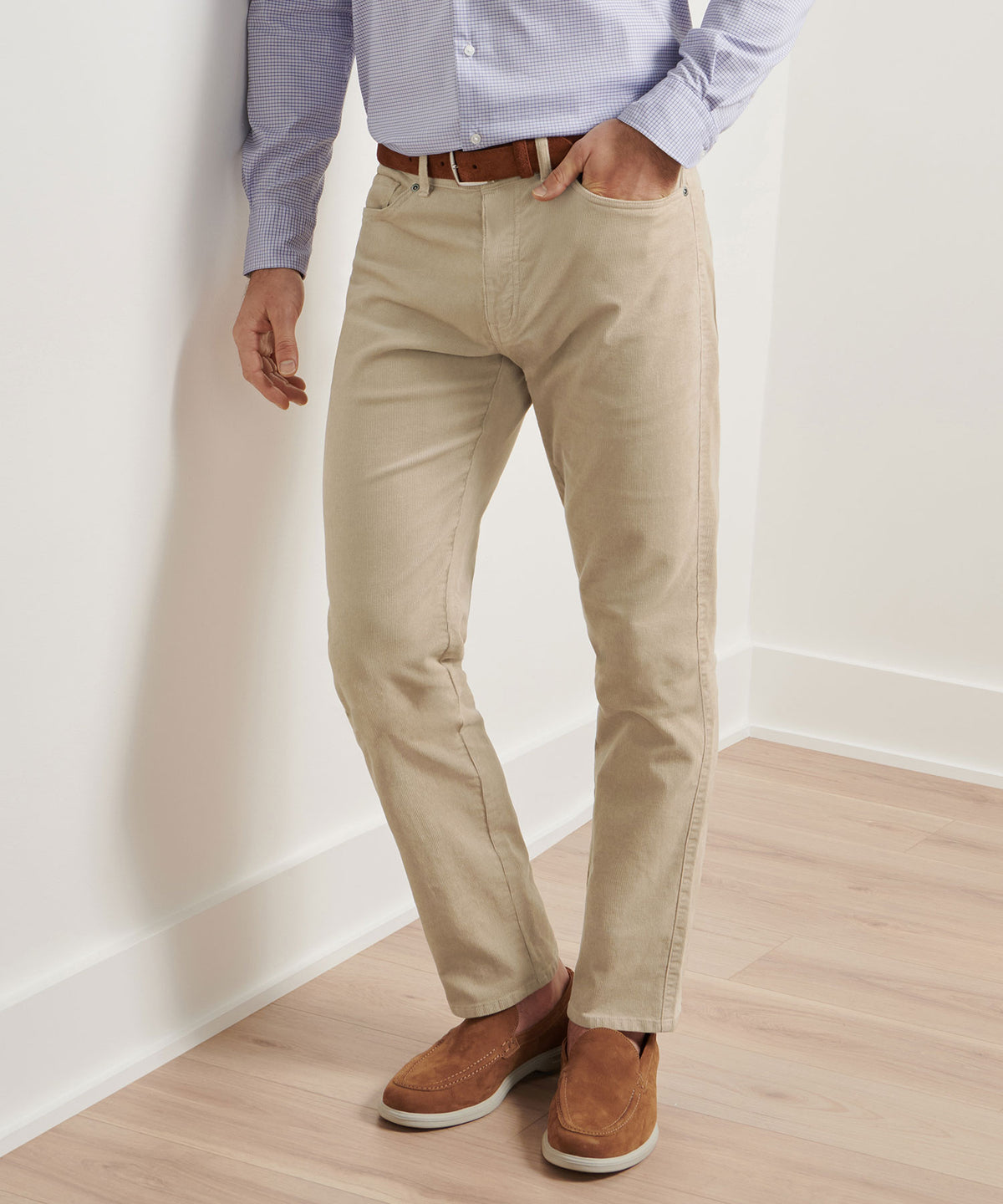 Peter Millar Superior Soft Corduroy 5-Pocket Pant, Men's Big & Tall