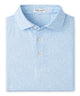 Peter Millar Short Sleeve Oyster Shooter Printed Performance Polo