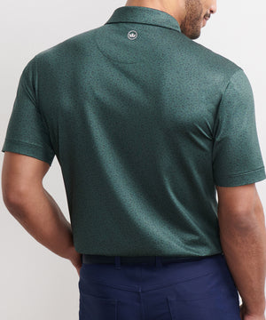 Peter Millar Short Sleeve No Slow Play Printed Performance Polo