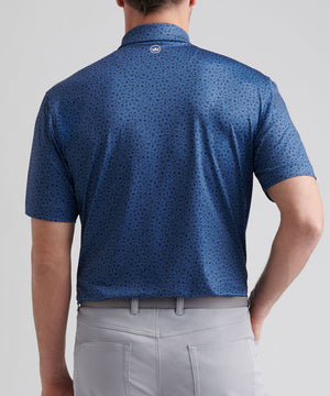 Peter Millar Short Sleeve Lights Printed Performance Polo