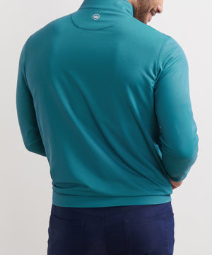 Peter Millar Long Sleeve Birdseye Perth Quarter Zip Pullover