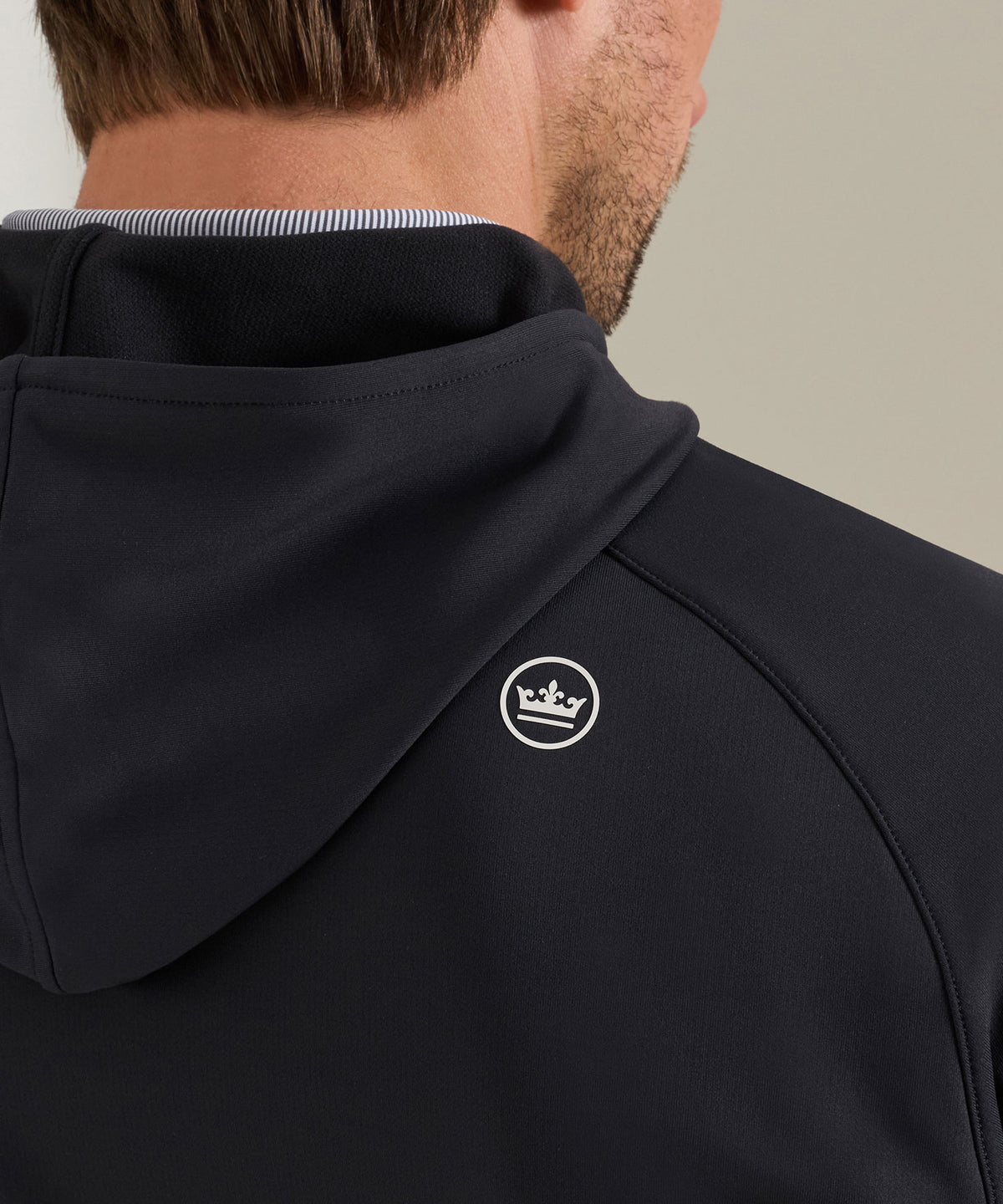 Peter Millar Long Sleeve Pine Performance Hoodie Pullover, Men's Big & Tall