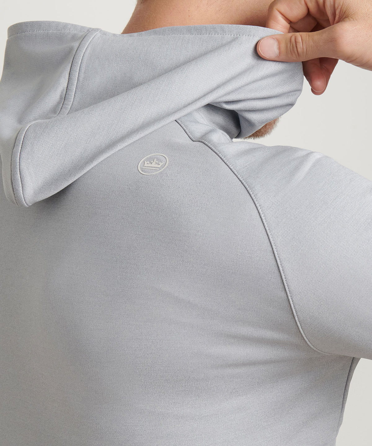 Peter Millar Long Sleeve Pine Performance Hoodie Pullover, Men's Big & Tall