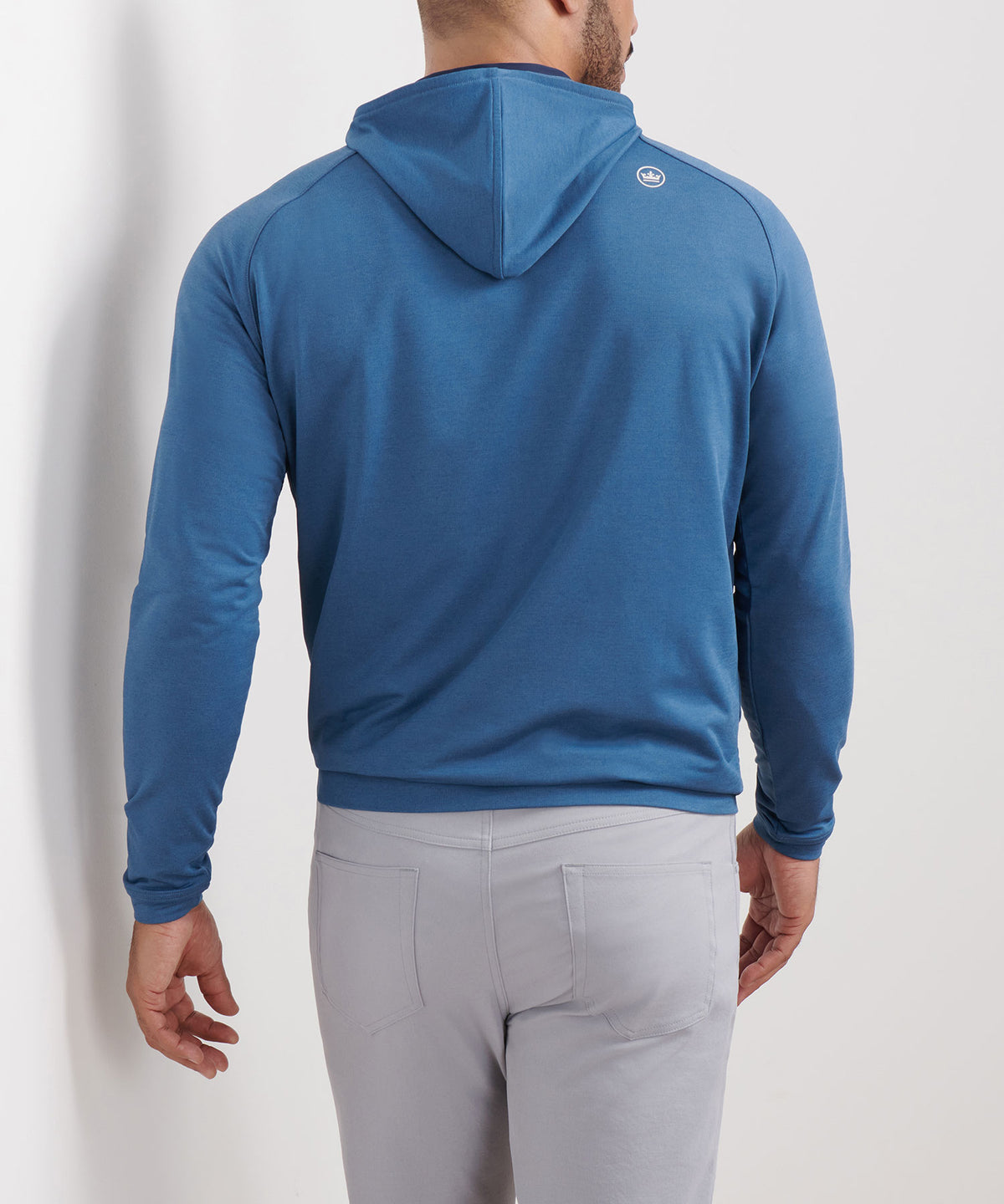 Peter Millar Long Sleeve Pine Performance Hoodie Pullover, Men's Big & Tall