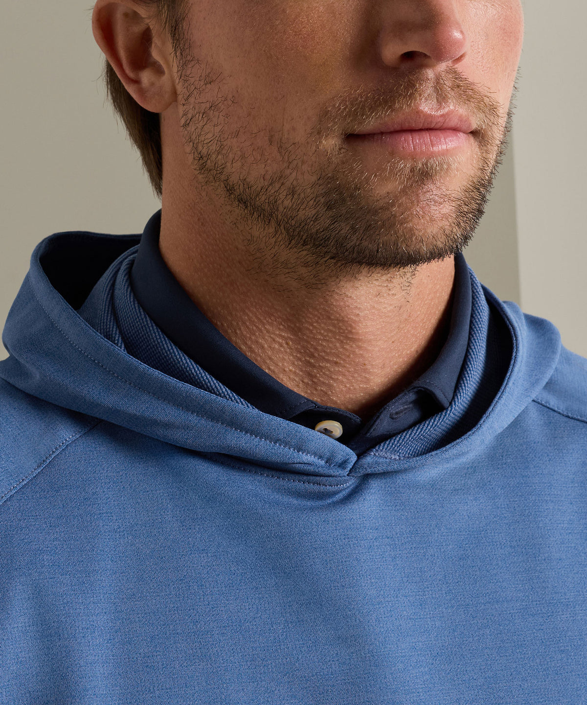 Peter Millar Long Sleeve Pine Performance Hoodie Pullover, Men's Big & Tall